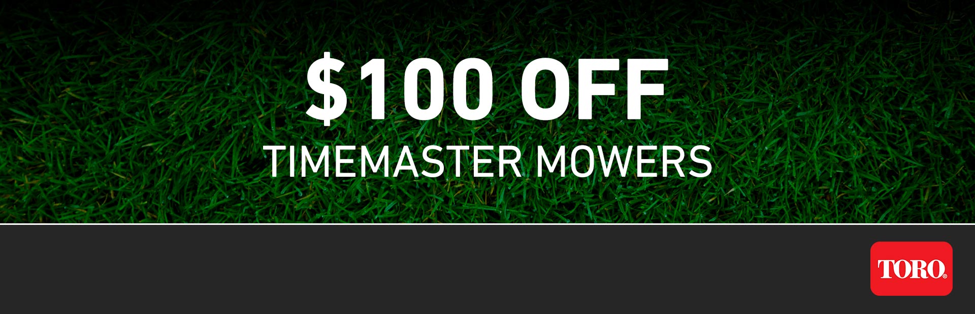 Toro: RE - $100 Off Select TimeMaster Mowers